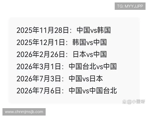 中国队世界杯预选赛亚洲区赛程最新更新，帮助球迷掌握比赛时间表和重要赛事信息